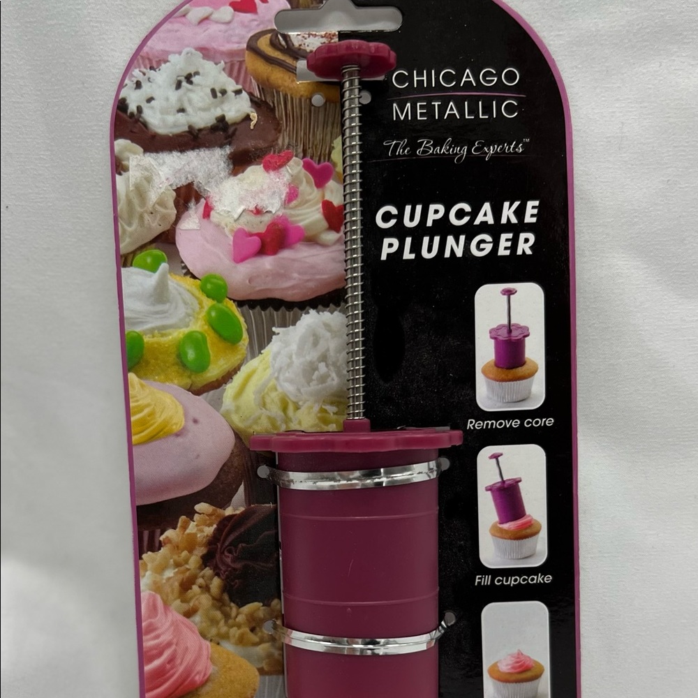 Chicago Metallic CUPCAKE PLUNGER Baking Tool, NEW